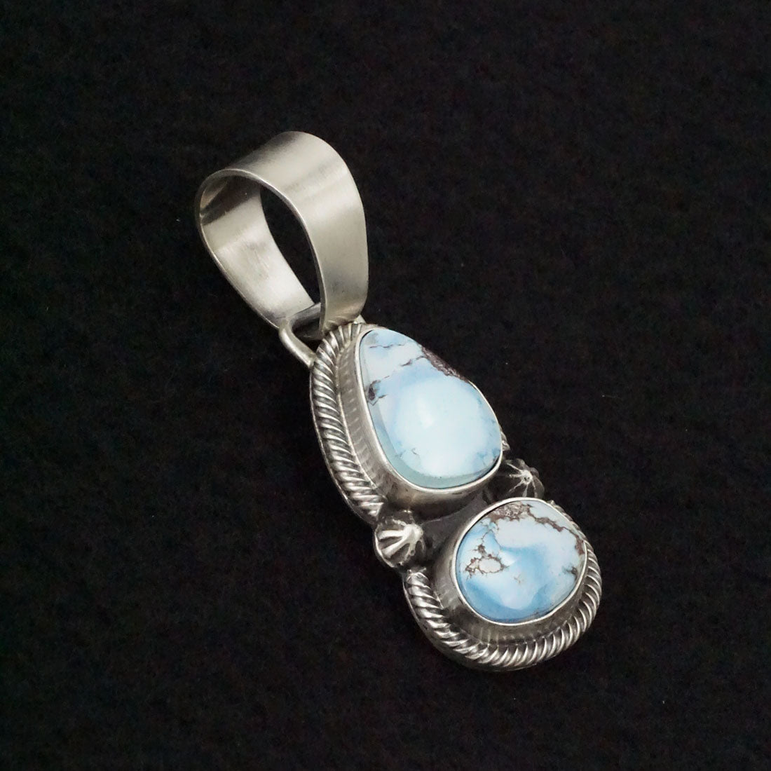 Bobby Johnson Turquoise & Sterling Silver Pendant