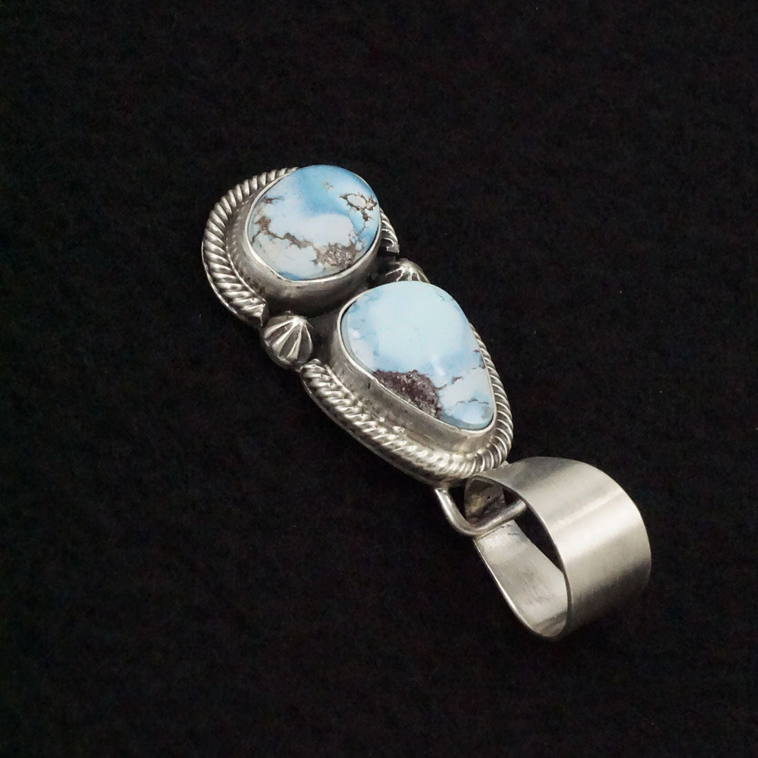 Bobby Johnson Turquoise & Sterling Silver Pendant