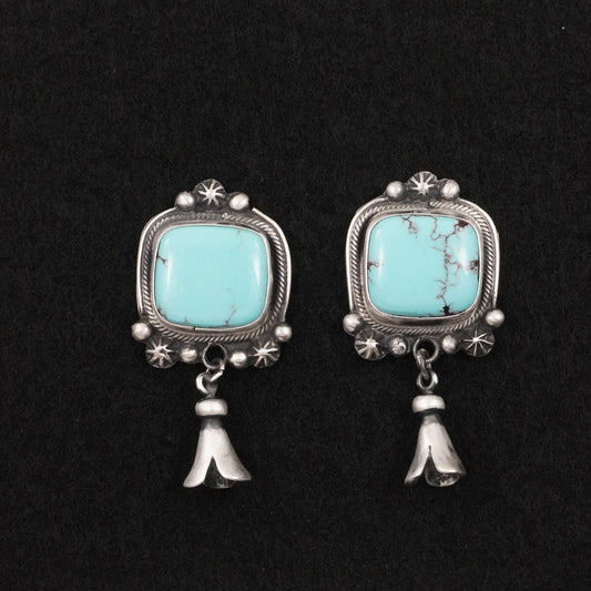 Bobby Johnson Turquoise & Sterling Silver Earrings
