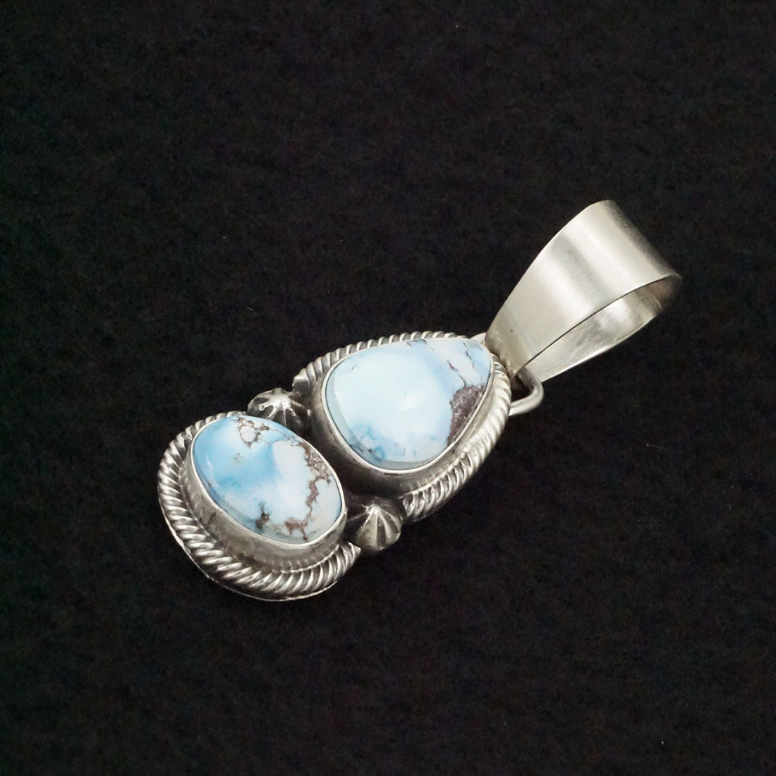 Bobby Johnson Turquoise & Sterling Silver Pendant