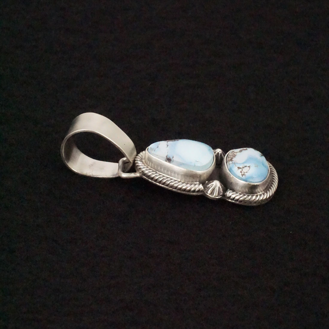 Bobby Johnson Turquoise & Sterling Silver Pendant