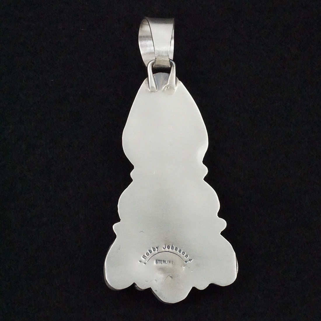 Bobby Johnson White Buffalo & Sterling Silver Pendant