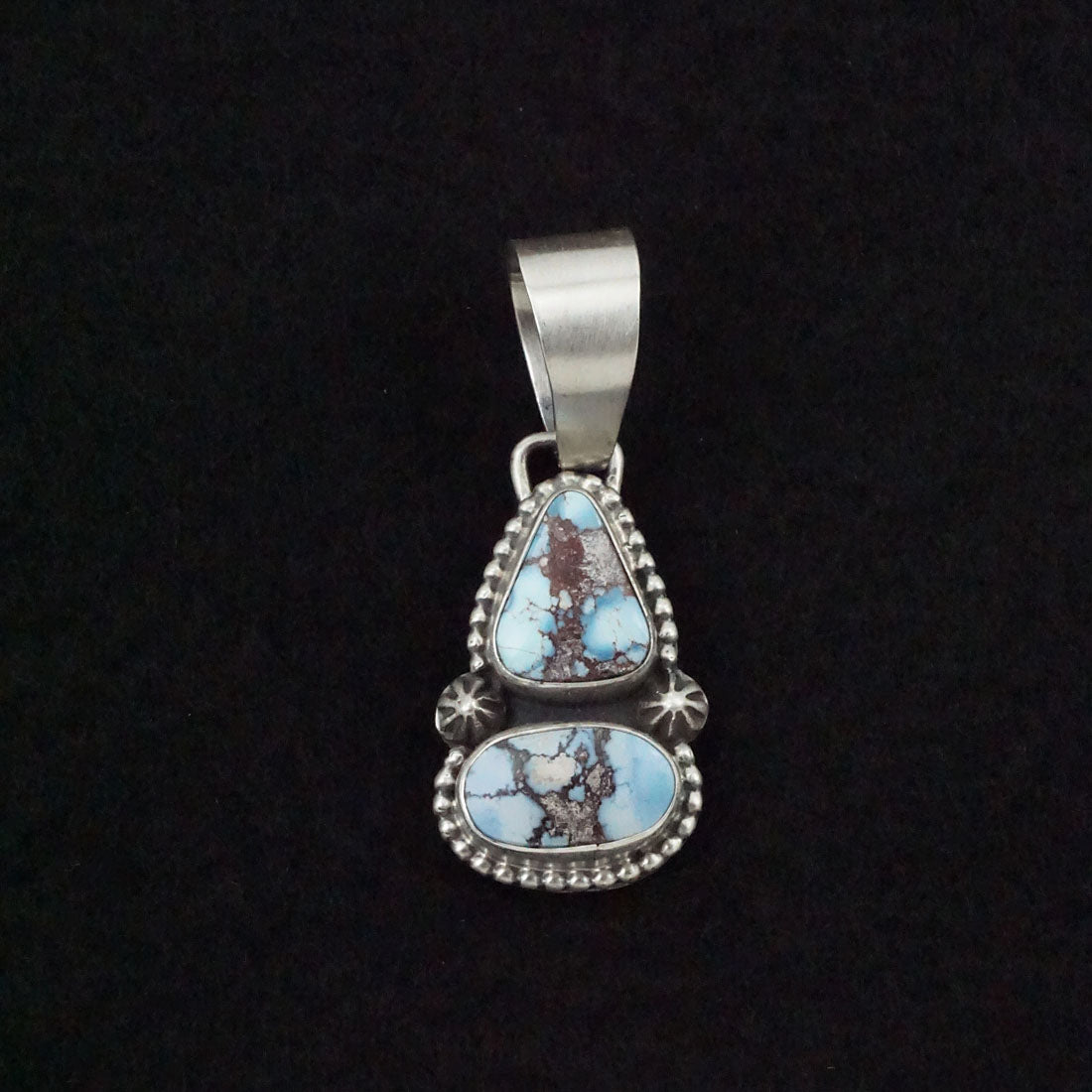 Bobby Johnson Turquoise & Sterling Silver Pendant