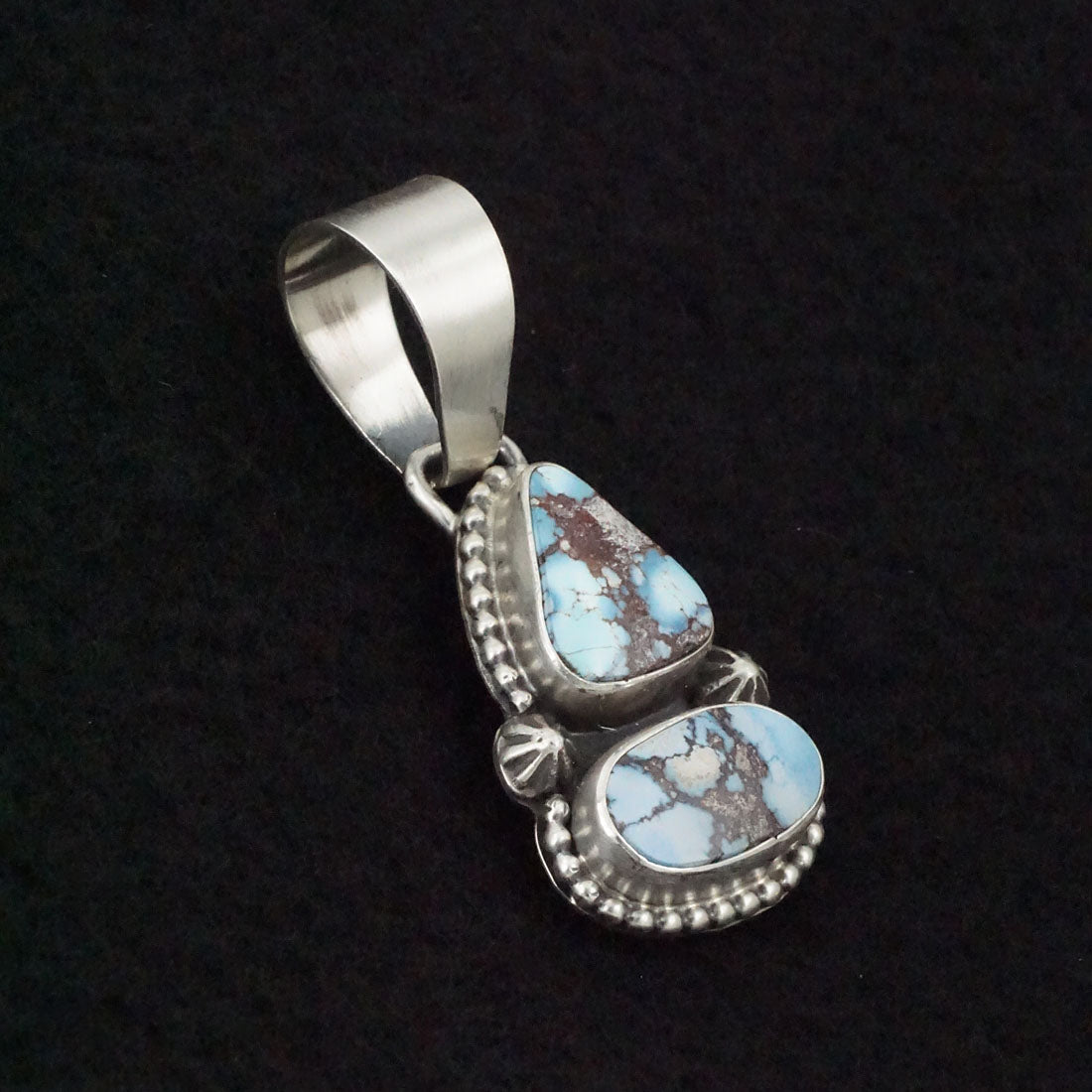 Bobby Johnson Turquoise & Sterling Silver Pendant