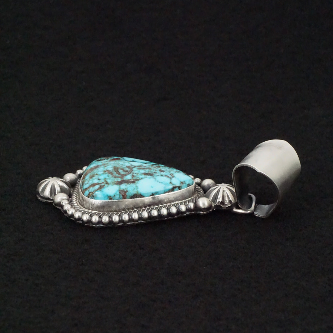 Darrin Livingston Turquoise & Sterling Silver Pendant