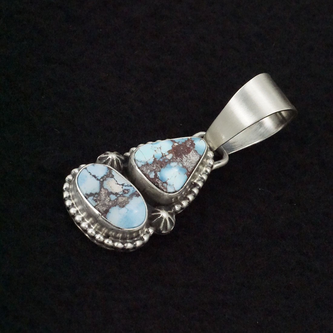 Bobby Johnson Turquoise & Sterling Silver Pendant