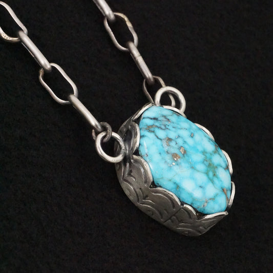 Paul Livingston Turquoise & Sterling Silver Necklace