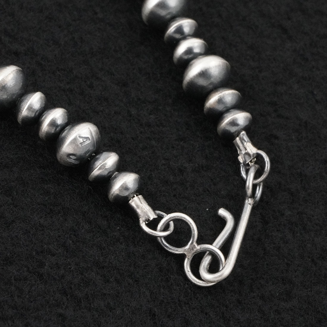 Crystal Haley Sterling Silver Navajo Pearl Necklace 20"