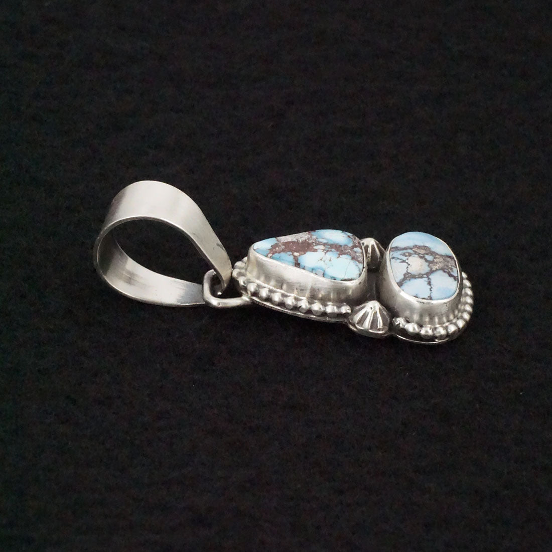 Bobby Johnson Turquoise & Sterling Silver Pendant