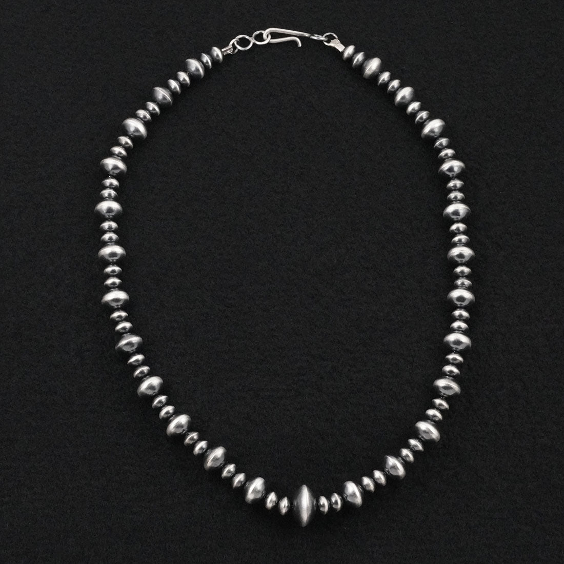Crystal Haley Sterling Silver Navajo Pearl Necklace 20"