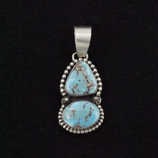 Bobby Johnson Turquoise & Sterling Silver Pendant