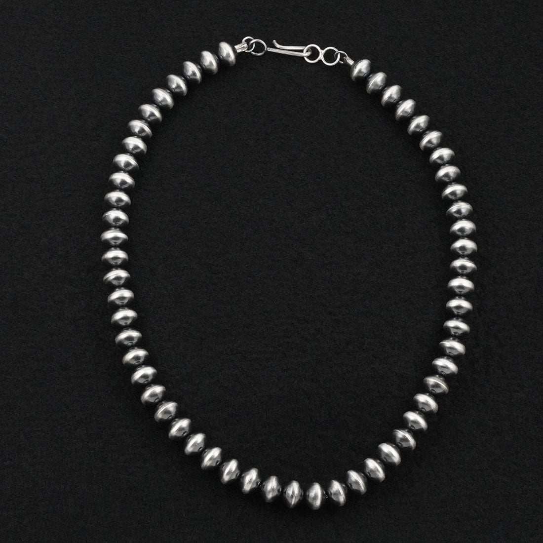 Crystal Haley Sterling Silver Navajo Pearl Necklace 20"