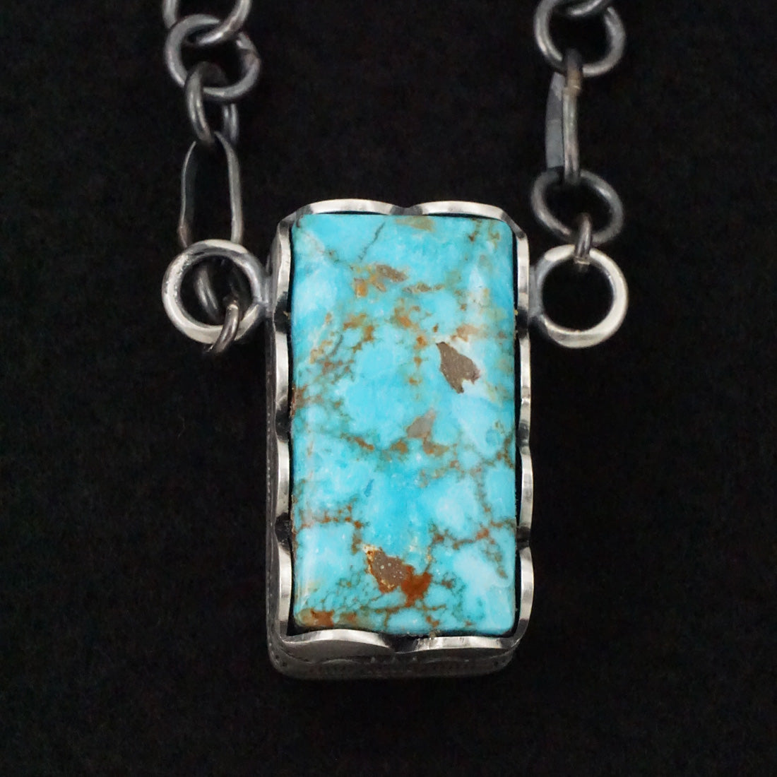 Paul Livingston Turquoise & Sterling Silver Necklace