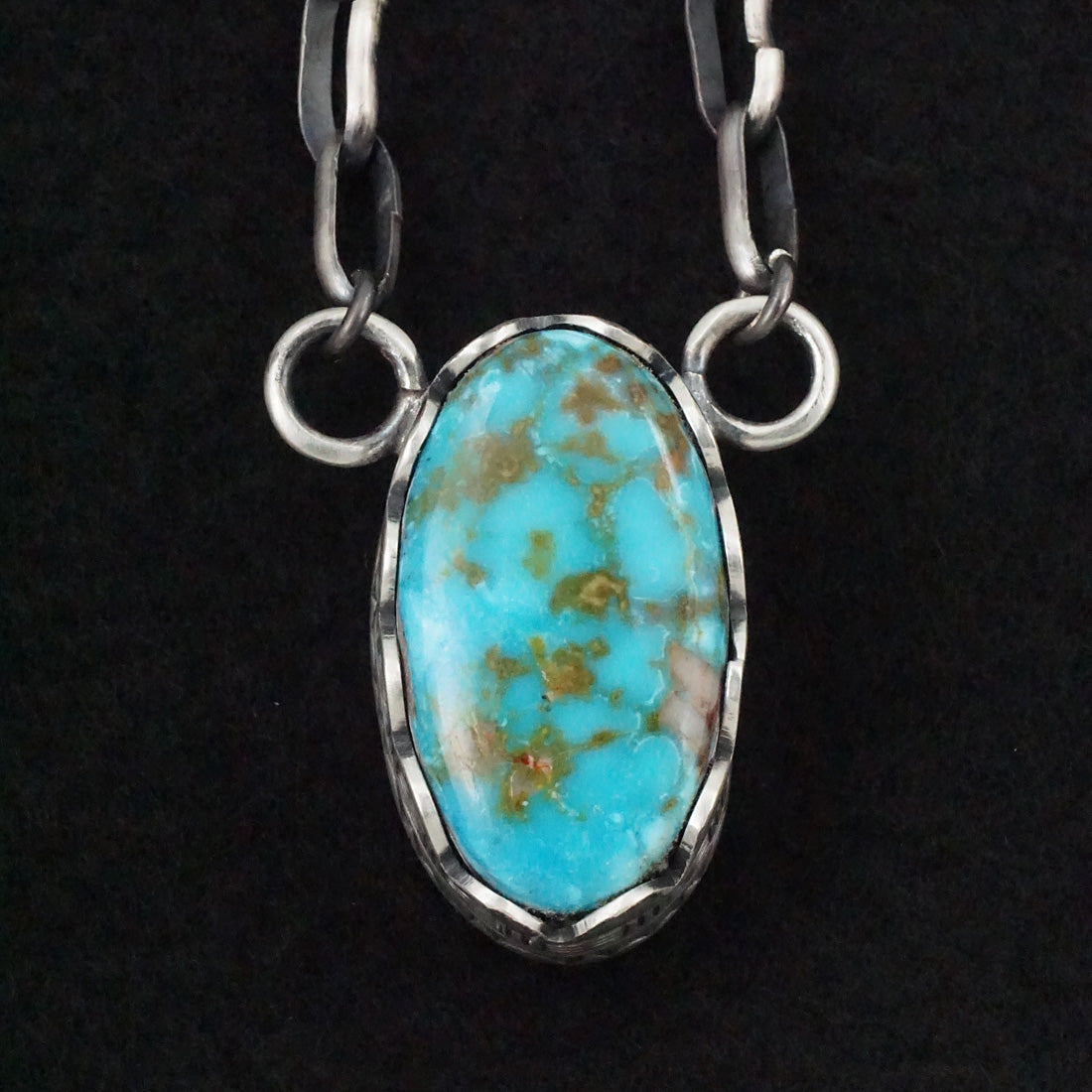 Paul Livingston Turquoise & Sterling Silver Necklace