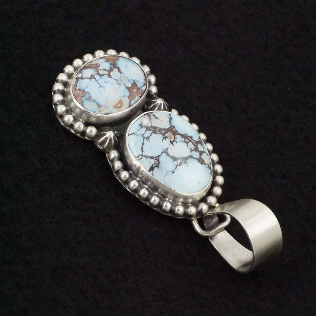 Bobby Johnson Turquoise & Sterling Silver Pendant