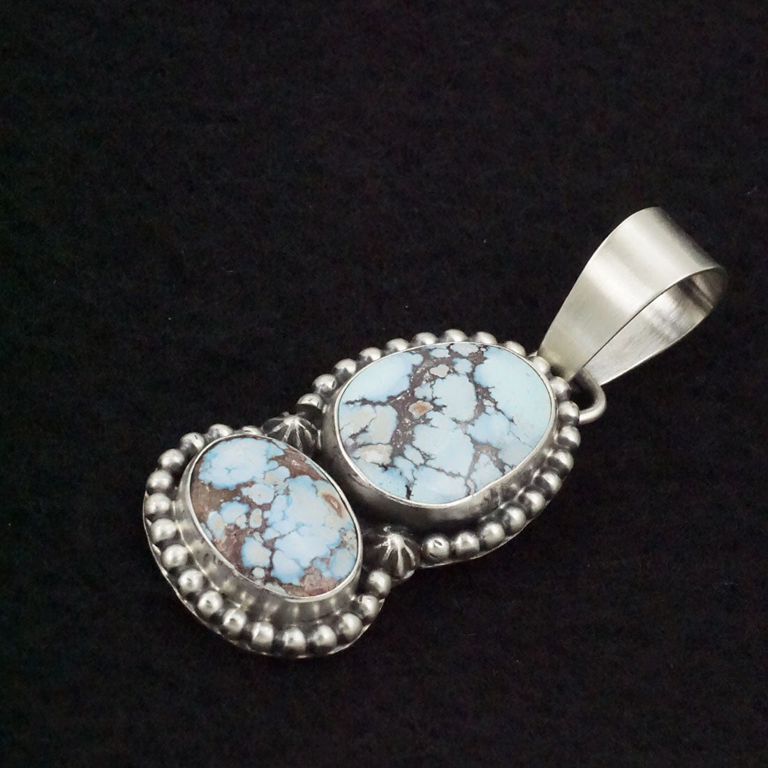 Bobby Johnson Turquoise & Sterling Silver Pendant