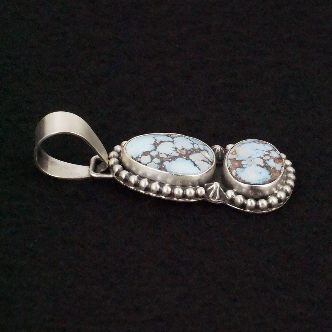 Bobby Johnson Turquoise & Sterling Silver Pendant