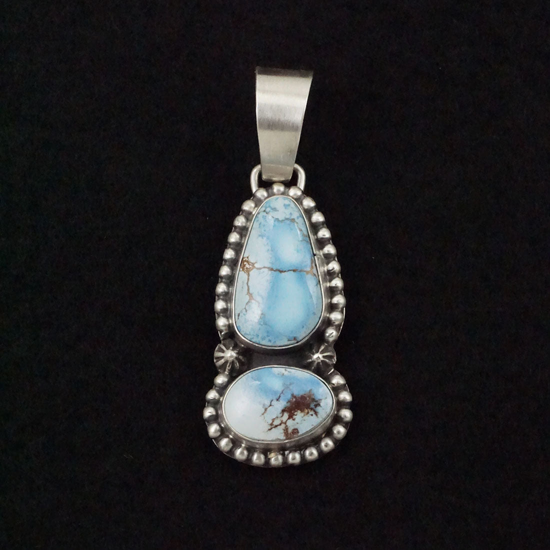 Bobby Johnson Turquoise & Sterling Silver Pendant