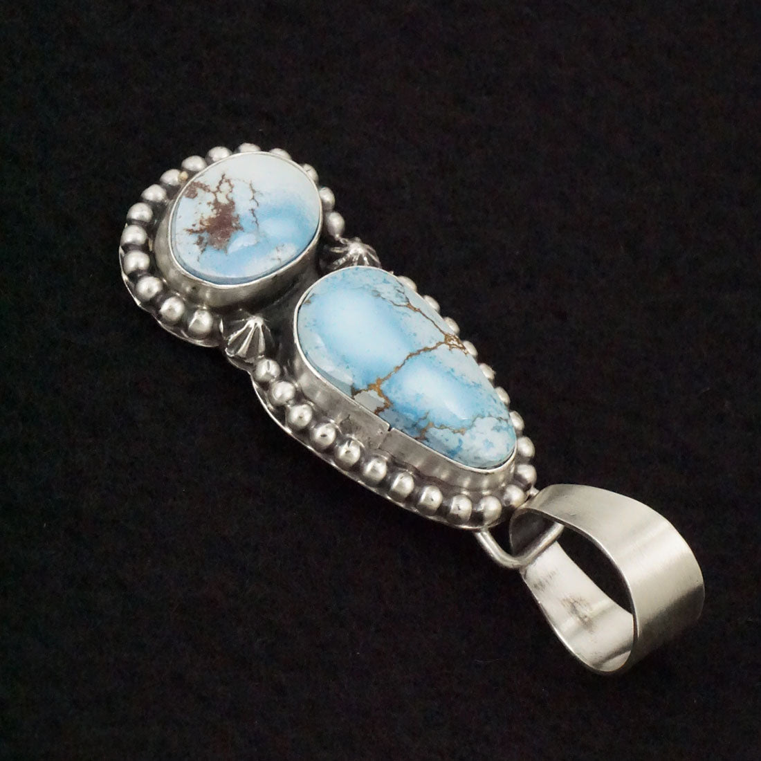 Bobby Johnson Turquoise & Sterling Silver Pendant