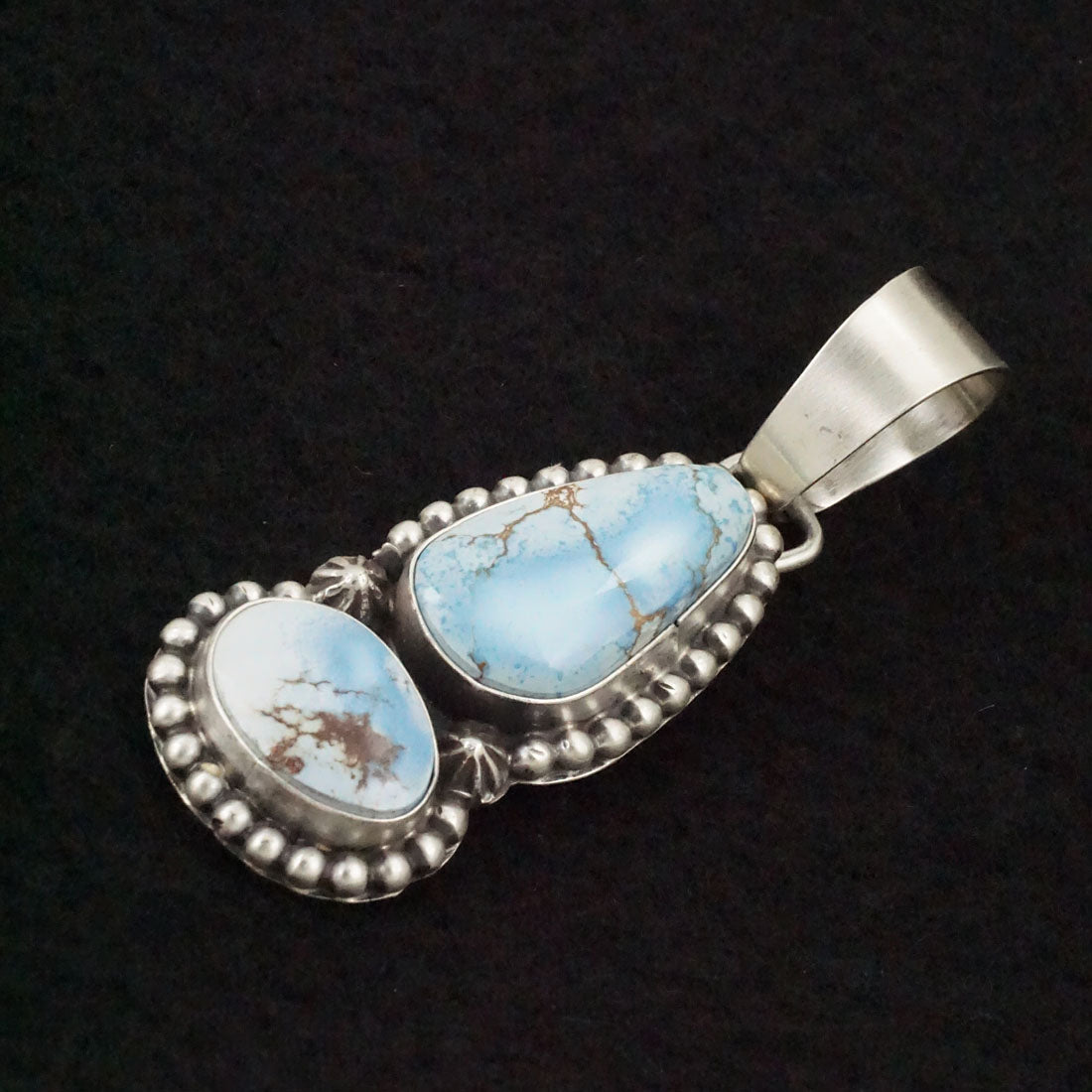 Bobby Johnson Turquoise & Sterling Silver Pendant