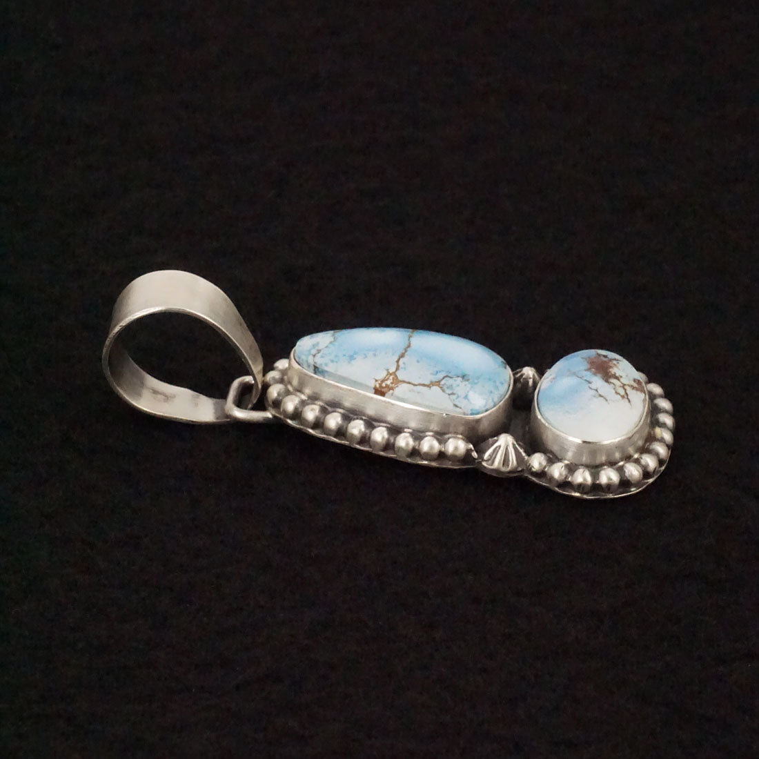 Bobby Johnson Turquoise & Sterling Silver Pendant