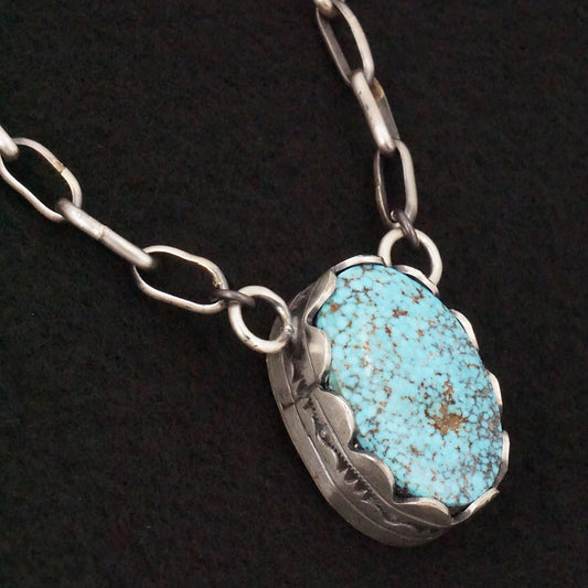 Paul Livingston Turquoise & Sterling Silver Necklace