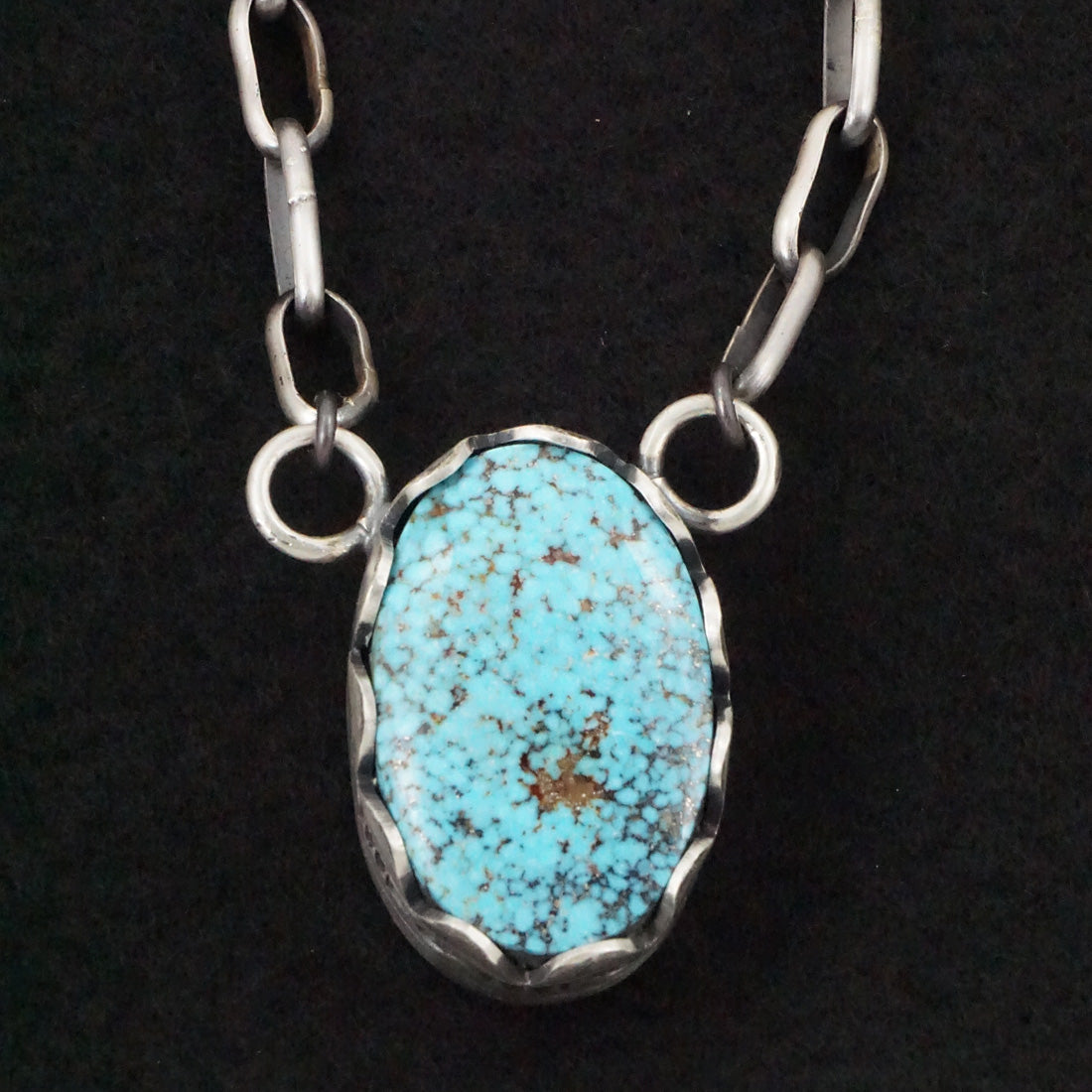 Paul Livingston Turquoise & Sterling Silver Necklace