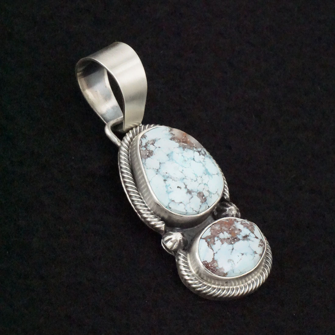 Bobby Johnson Turquoise & Sterling Silver Pendant