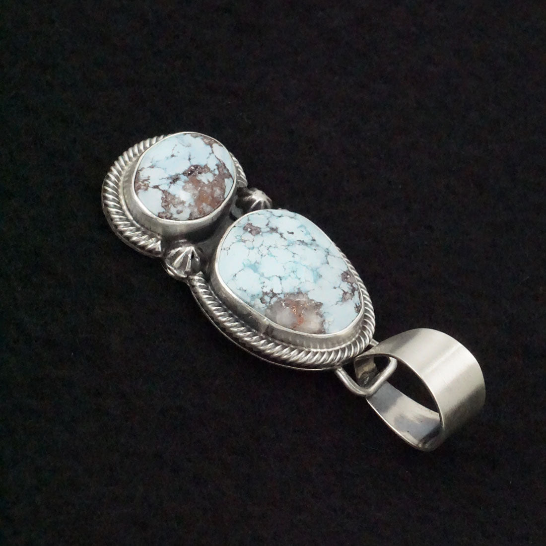 Bobby Johnson Turquoise & Sterling Silver Pendant