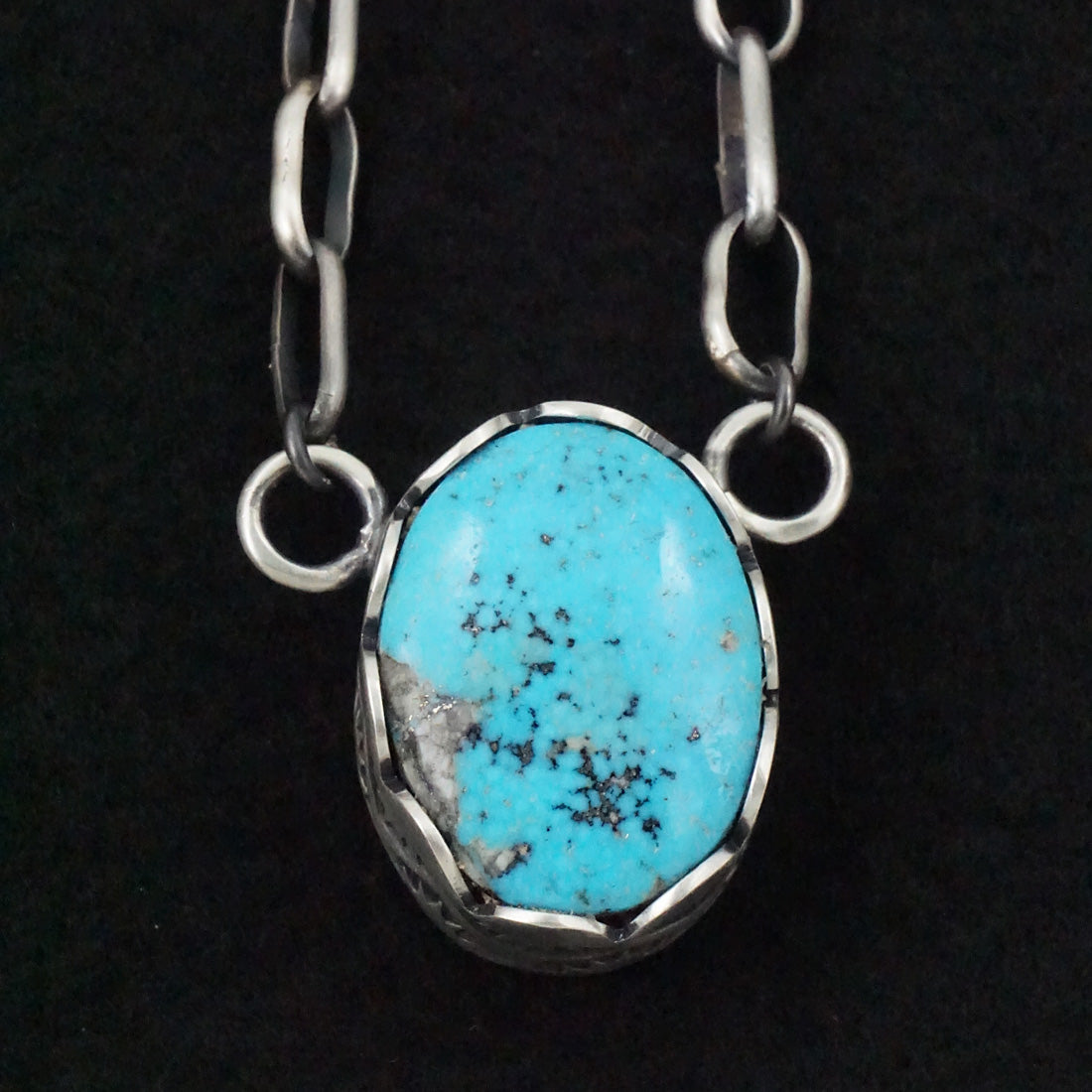 Paul Livingston Turquoise & Sterling Silver Necklace