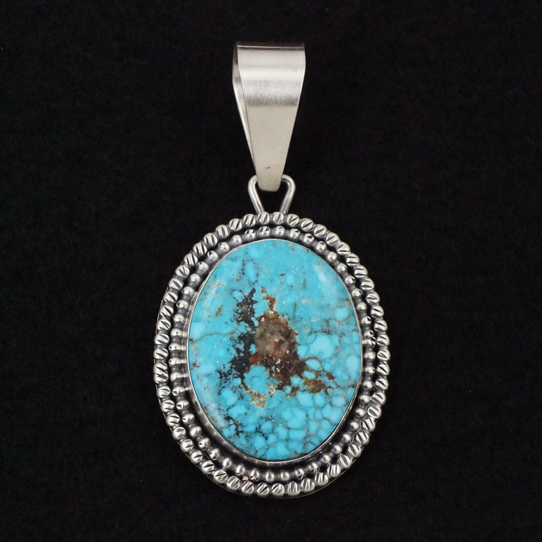 Daniel Benally Turquoise & Sterling Silver Pendant