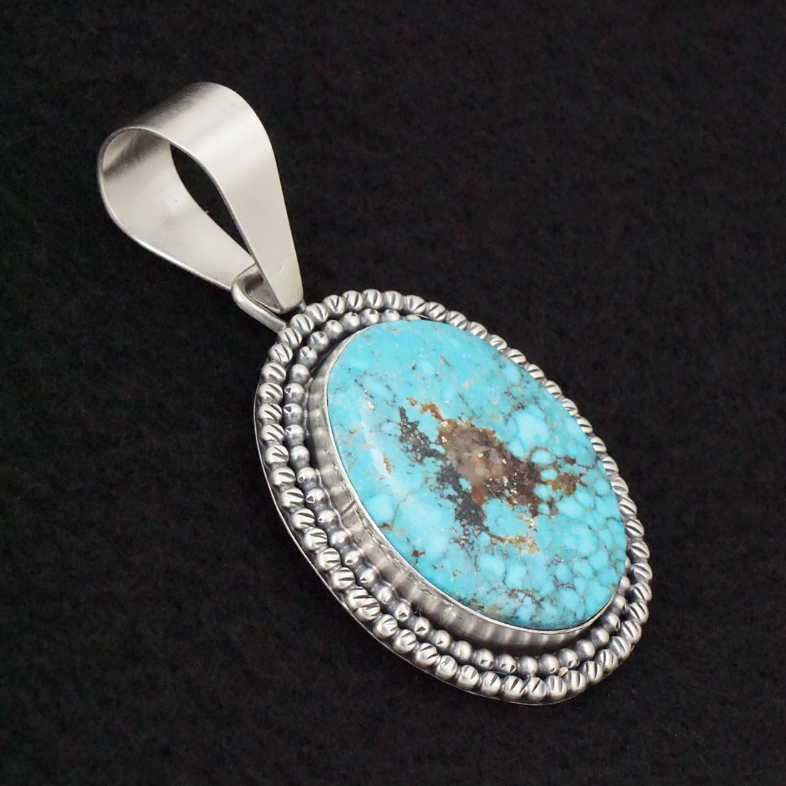 Daniel Benally Turquoise & Sterling Silver Pendant