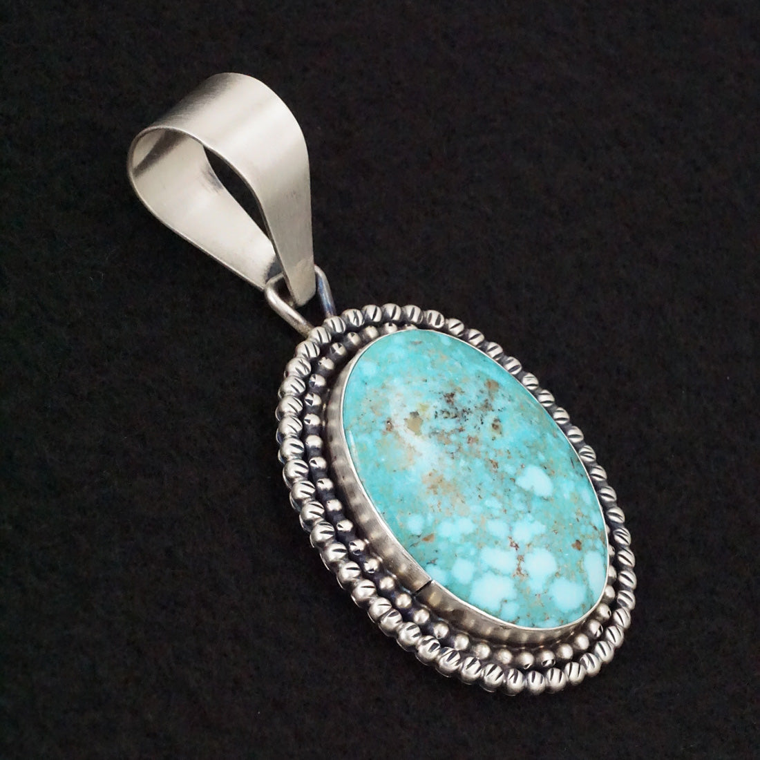 Daniel Benally Turquoise & Sterling Silver Pendant