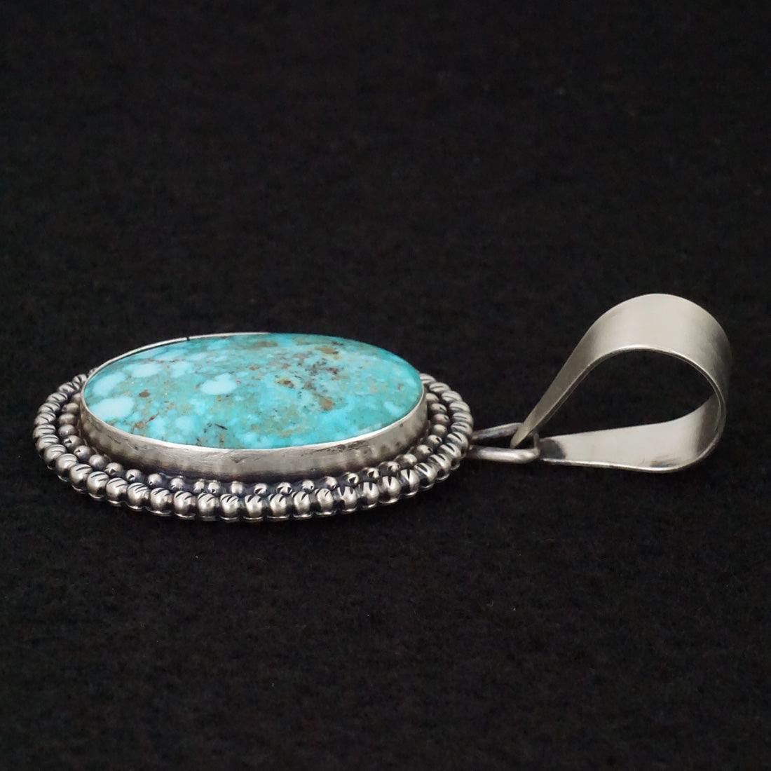 Daniel Benally Turquoise & Sterling Silver Pendant