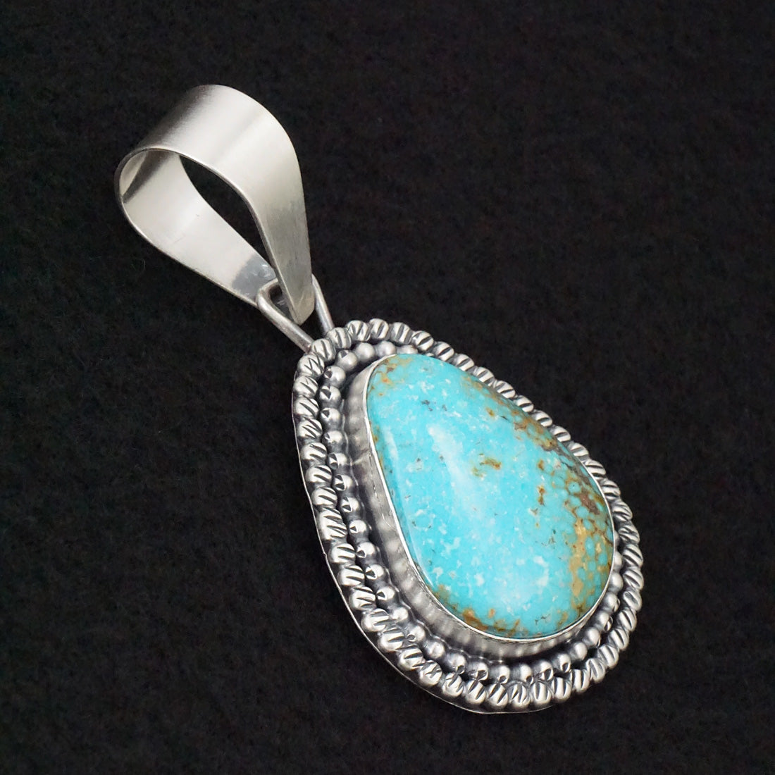 Daniel Benally Turquoise & Sterling Silver Pendant