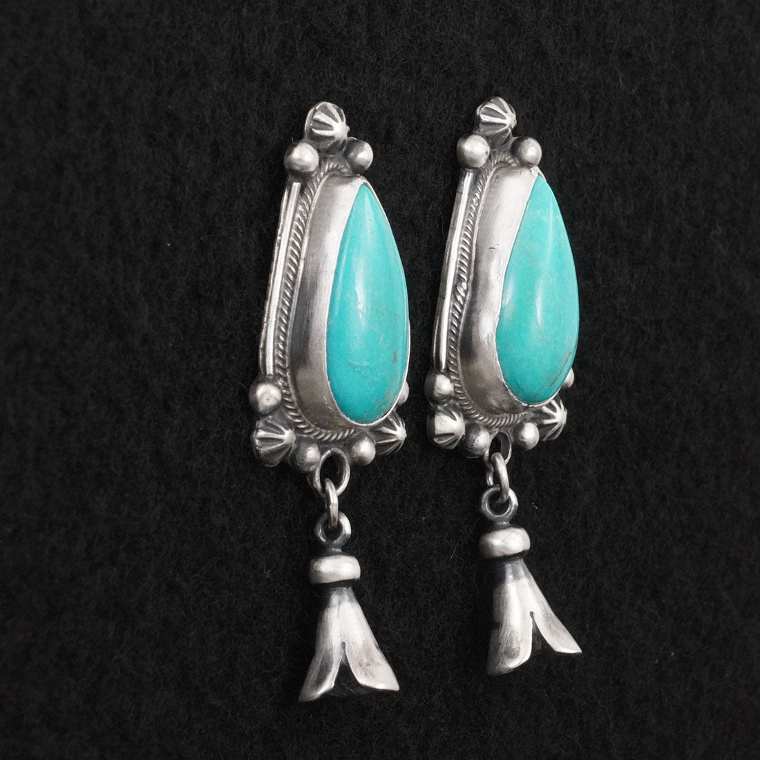 Bobby Johnson Turquoise & Sterling Silver Earrings