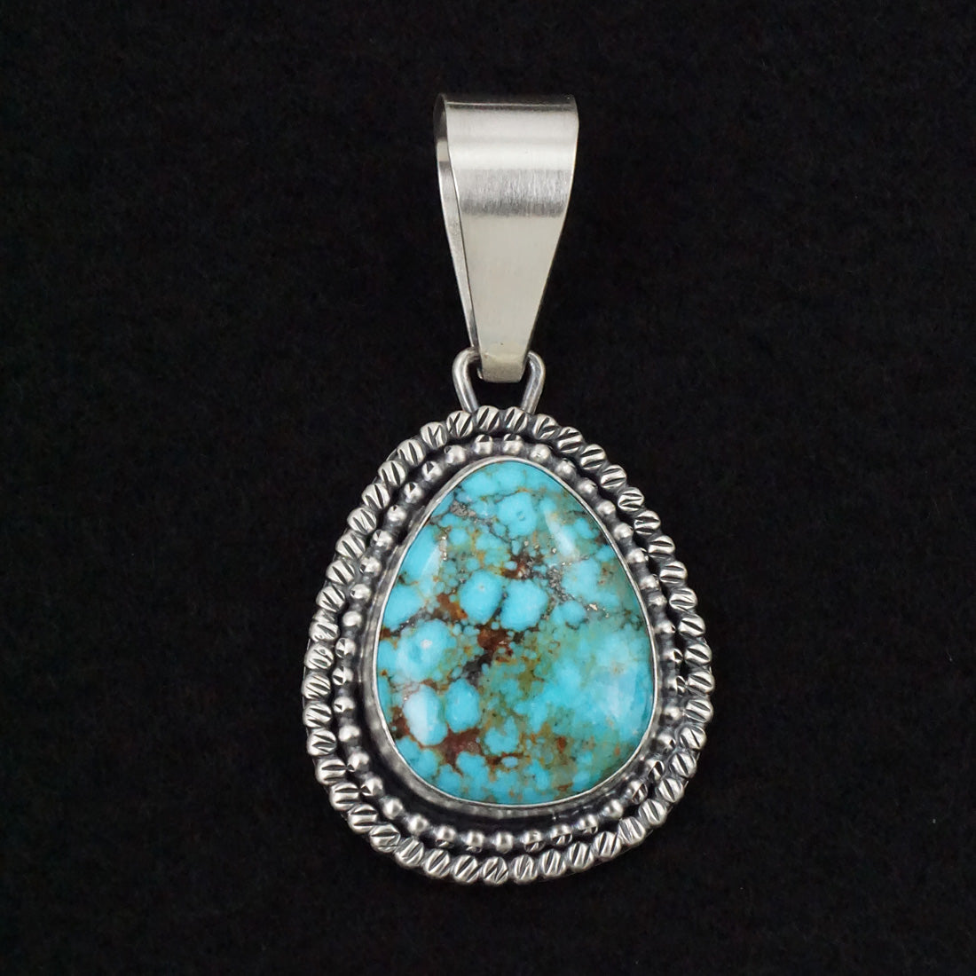 Daniel Benally Turquoise & Sterling Silver Pendant