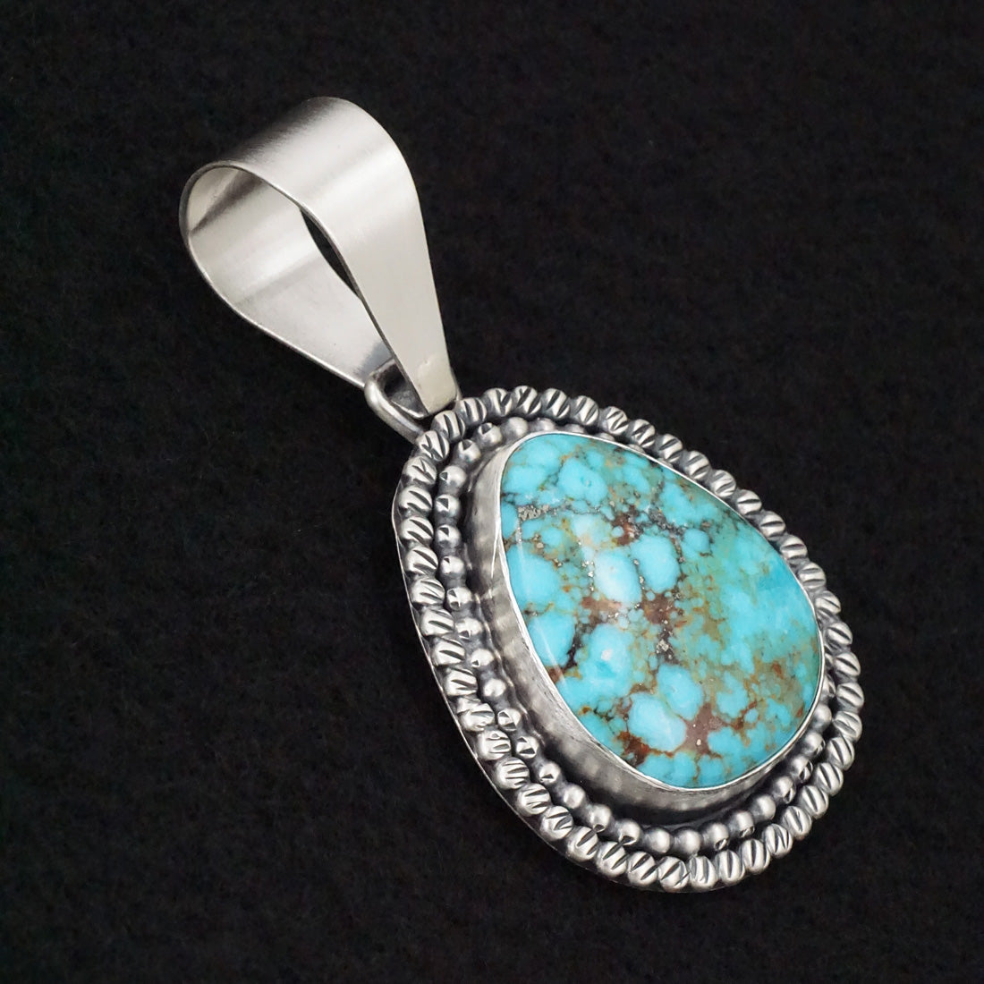 Daniel Benally Turquoise & Sterling Silver Pendant