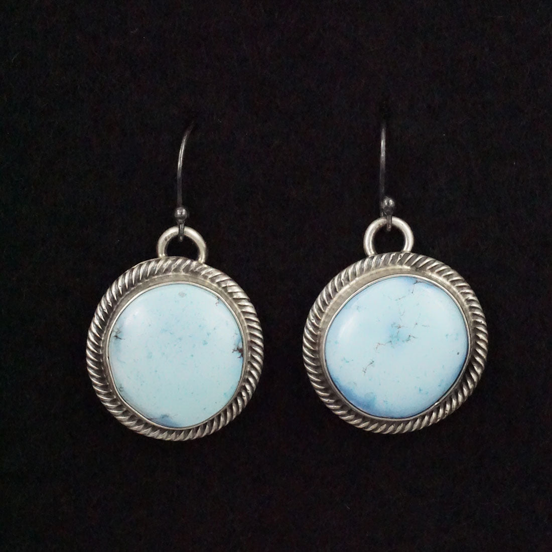 Bobby Johnson Turquoise & Sterling Silver Earrings & Pendant