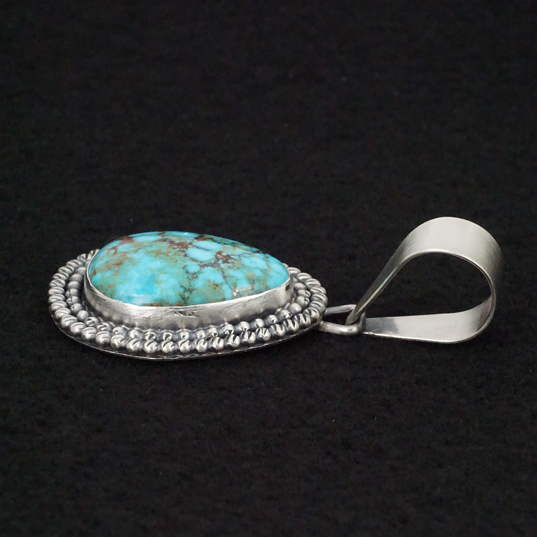 Daniel Benally Turquoise & Sterling Silver Pendant