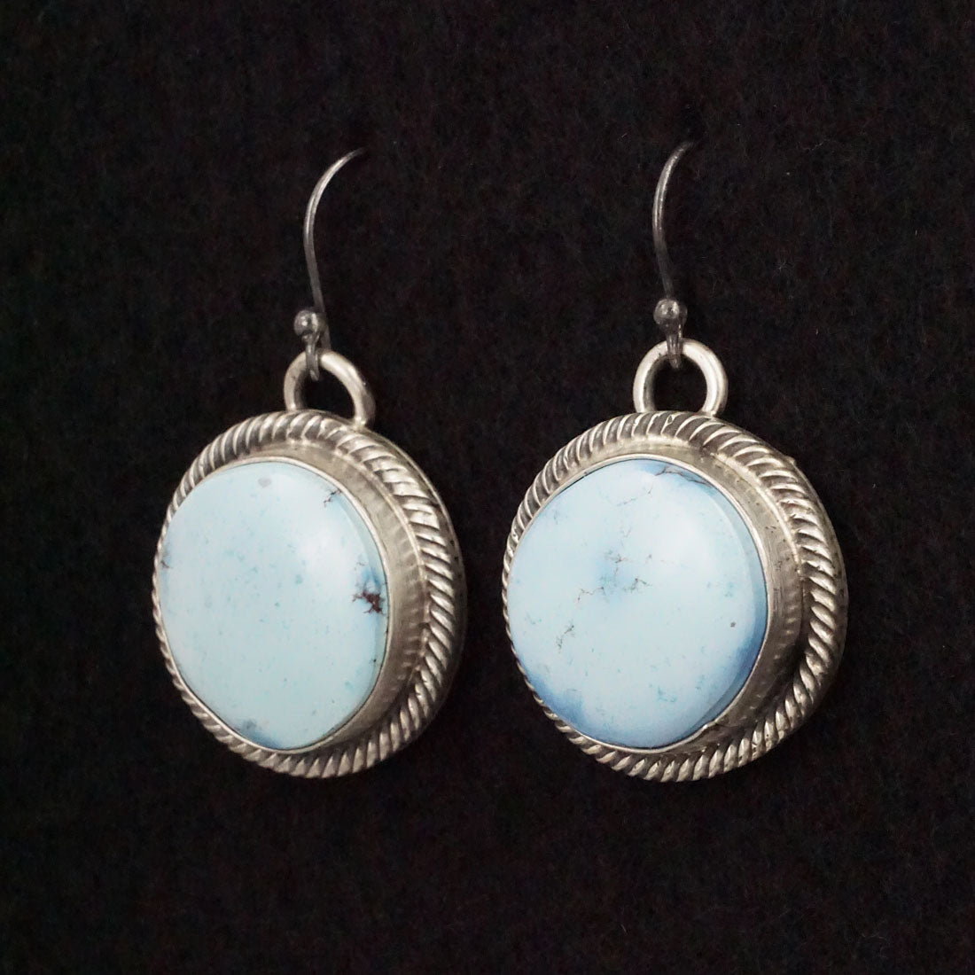 Bobby Johnson Turquoise & Sterling Silver Earrings & Pendant