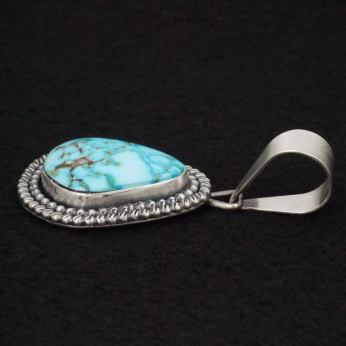 Daniel Benally Turquoise & Sterling Silver Pendant