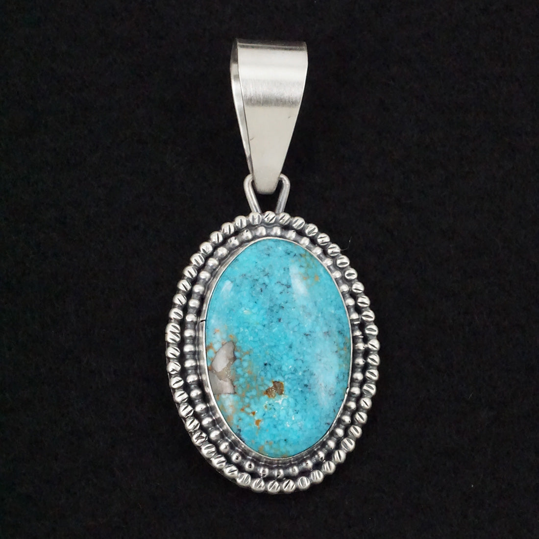 Daniel Benally Turquoise & Sterling Silver Pendant