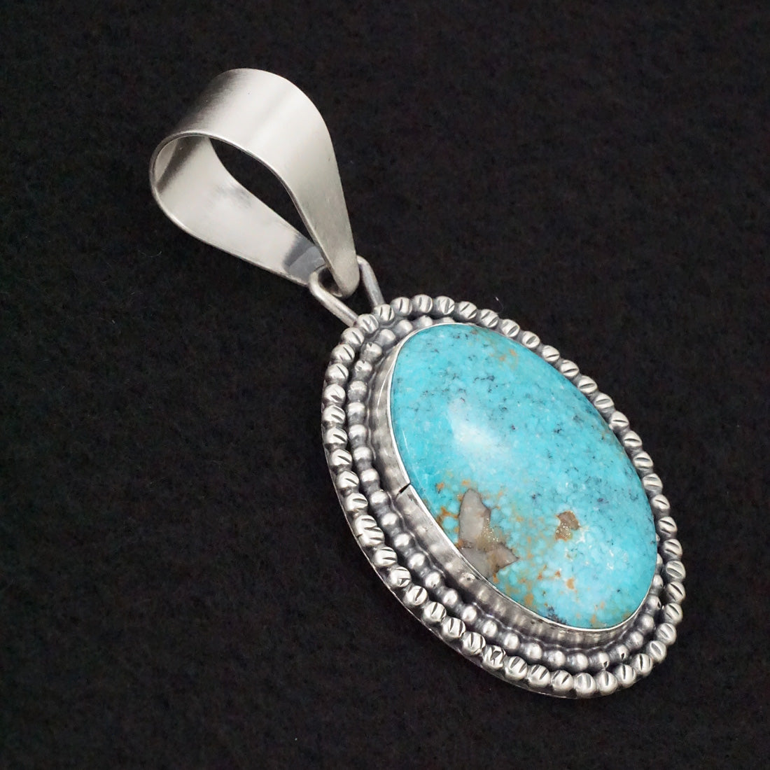 Daniel Benally Turquoise & Sterling Silver Pendant