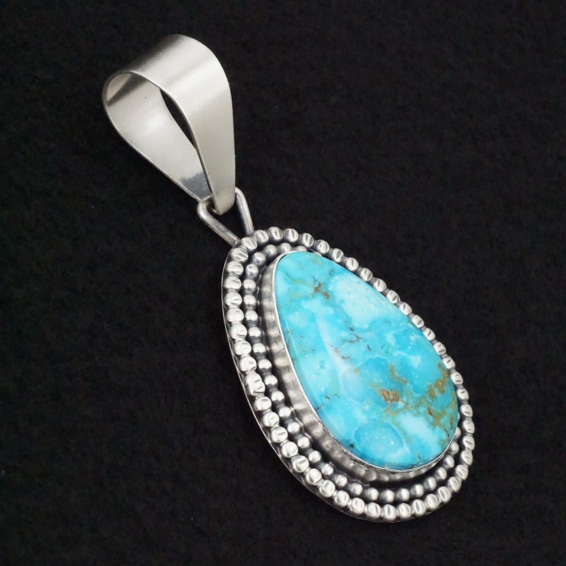 Daniel Benally Turquoise & Sterling Silver Pendant