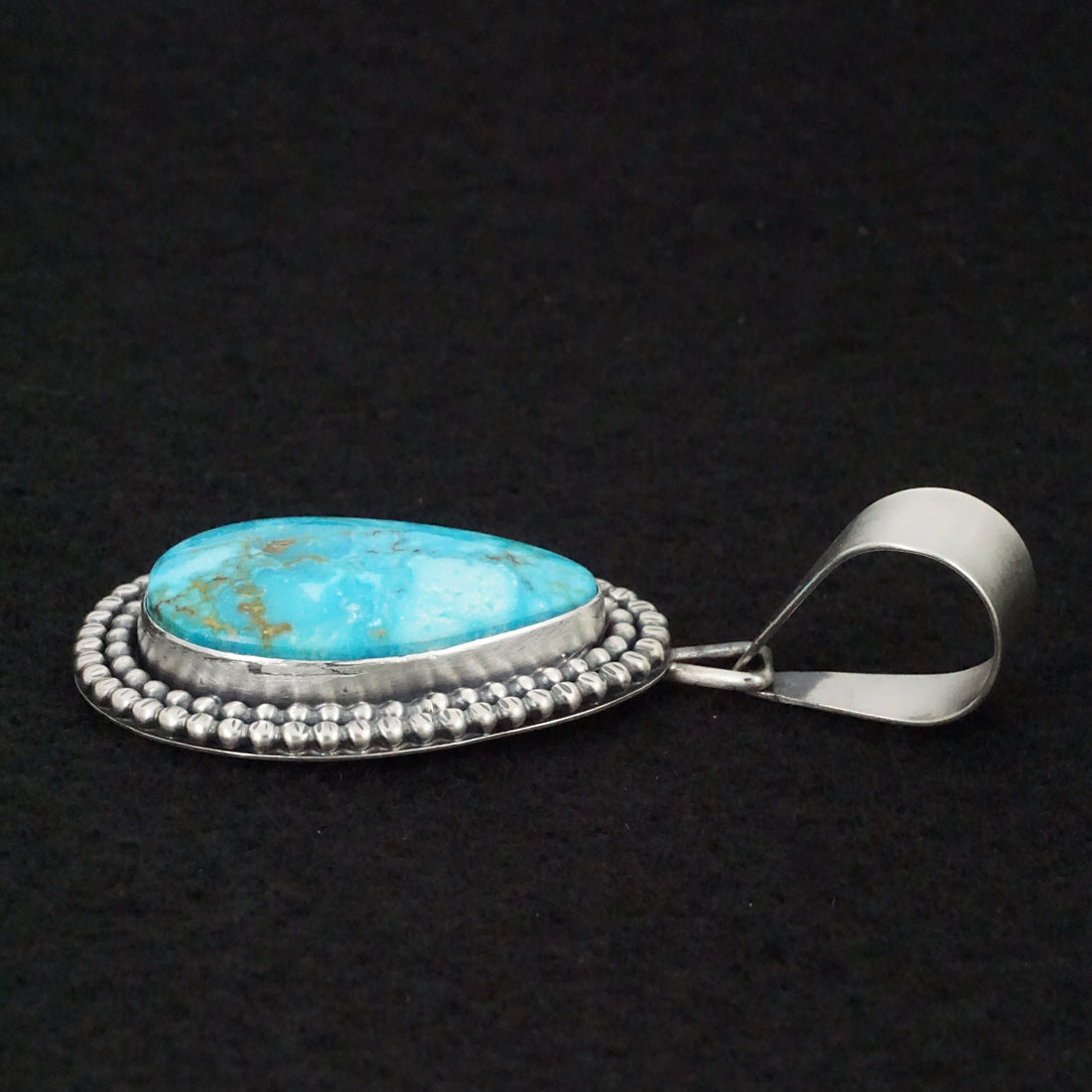 Daniel Benally Turquoise & Sterling Silver Pendant