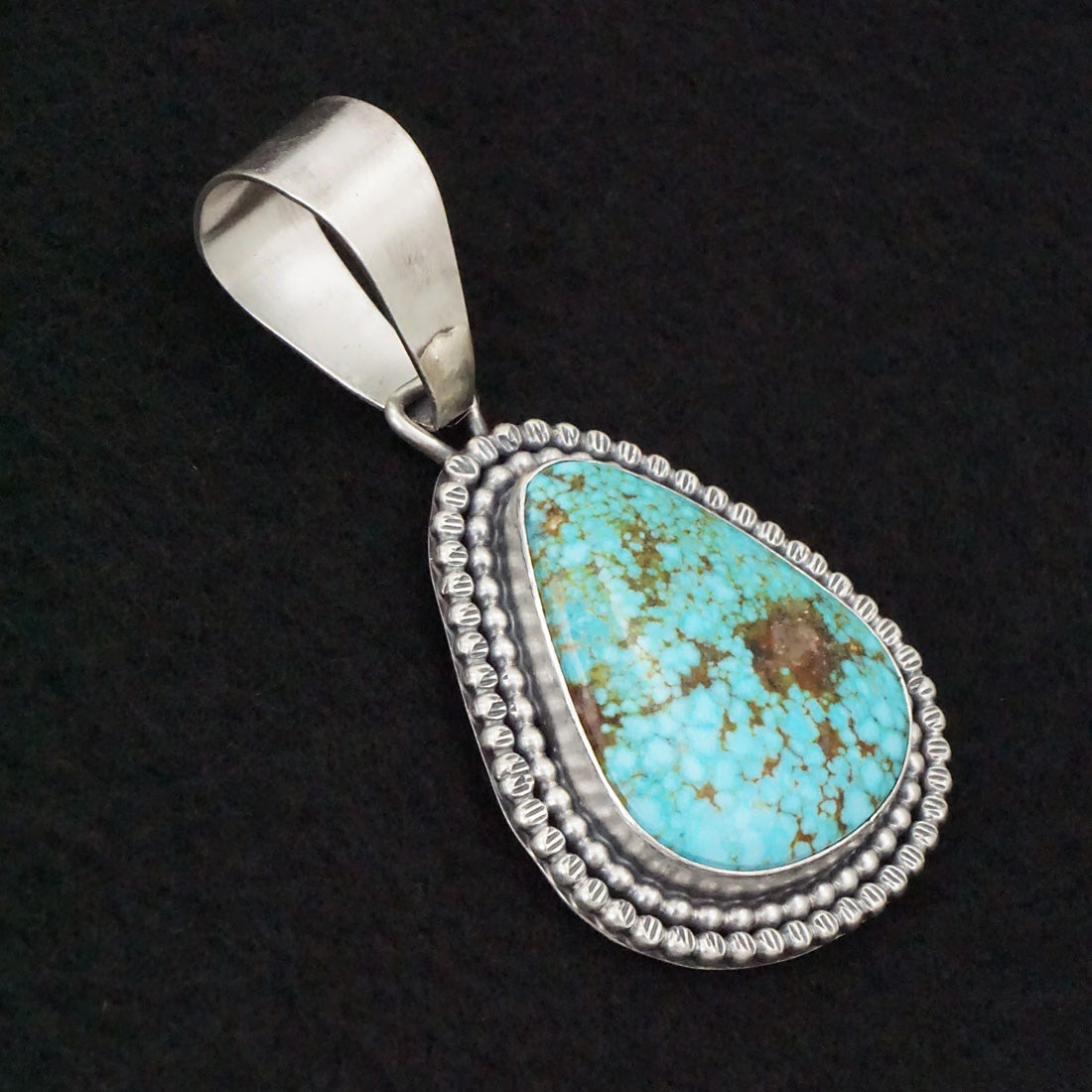 Daniel Benally Turquoise & Sterling Silver Pendant