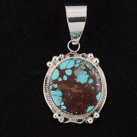 Leslie Nez Turquoise & Sterling Silver Pendant