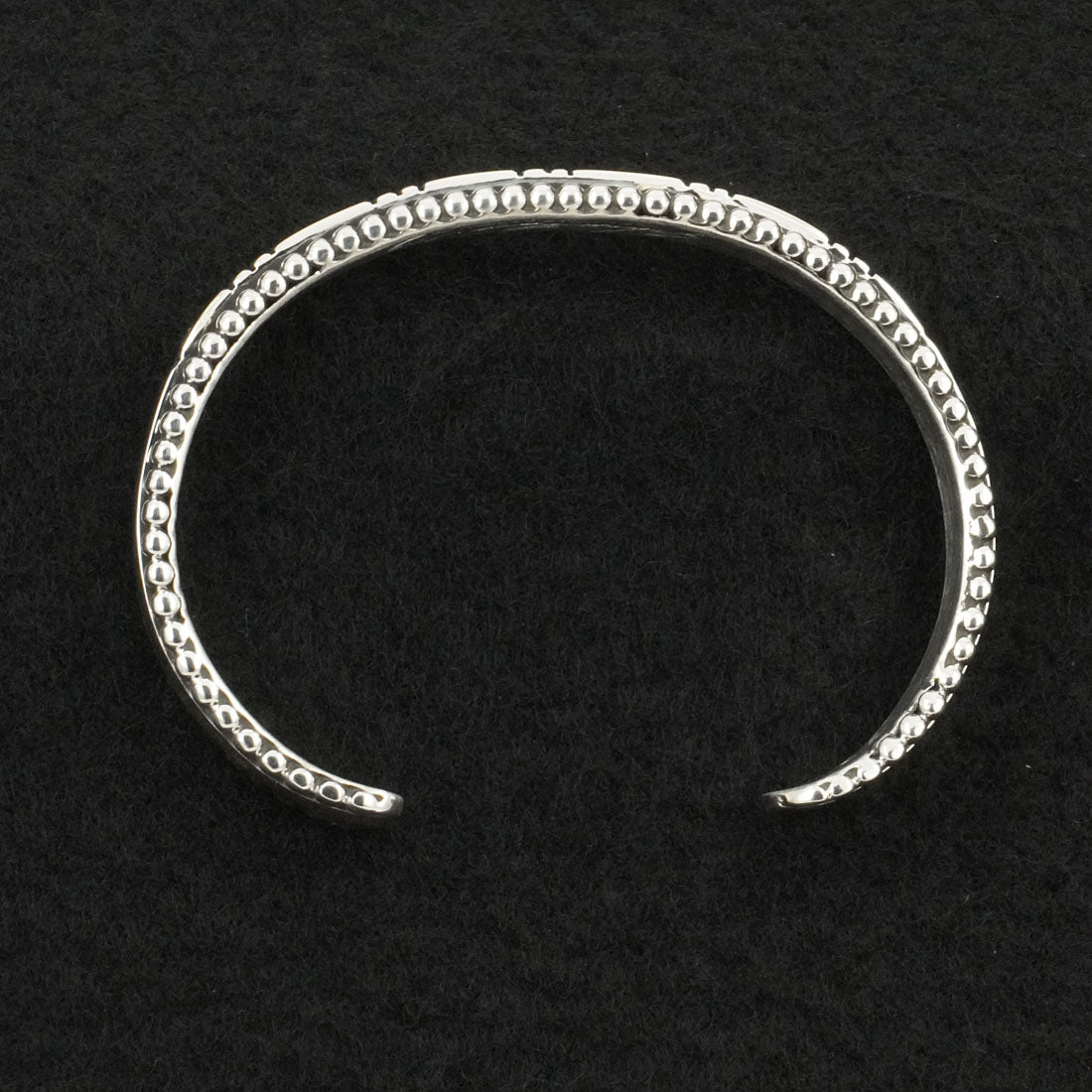 Jonathan Nez Sterling Silver & 14k Gold Bracelet