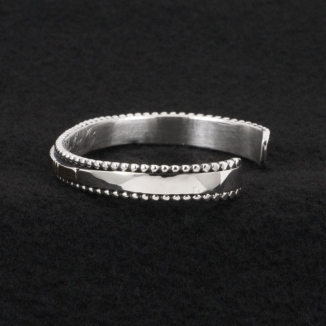 Jonathan Nez Sterling Silver & 14k Gold Bracelet